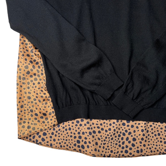 Current Air for Anthropologie Cheetah Pullover Size Small - Picture 9 of 9